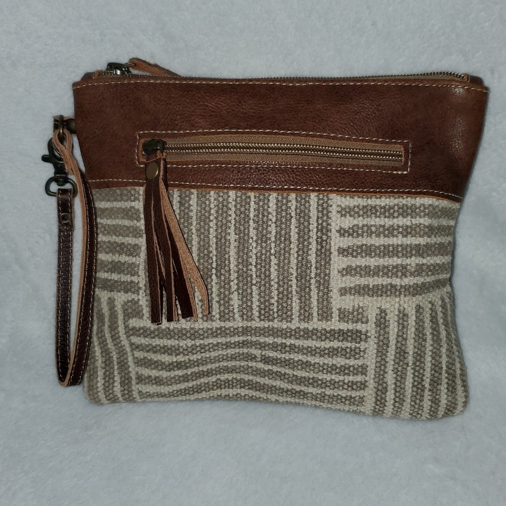Myra Bag Puzzled Pouch Wristlet